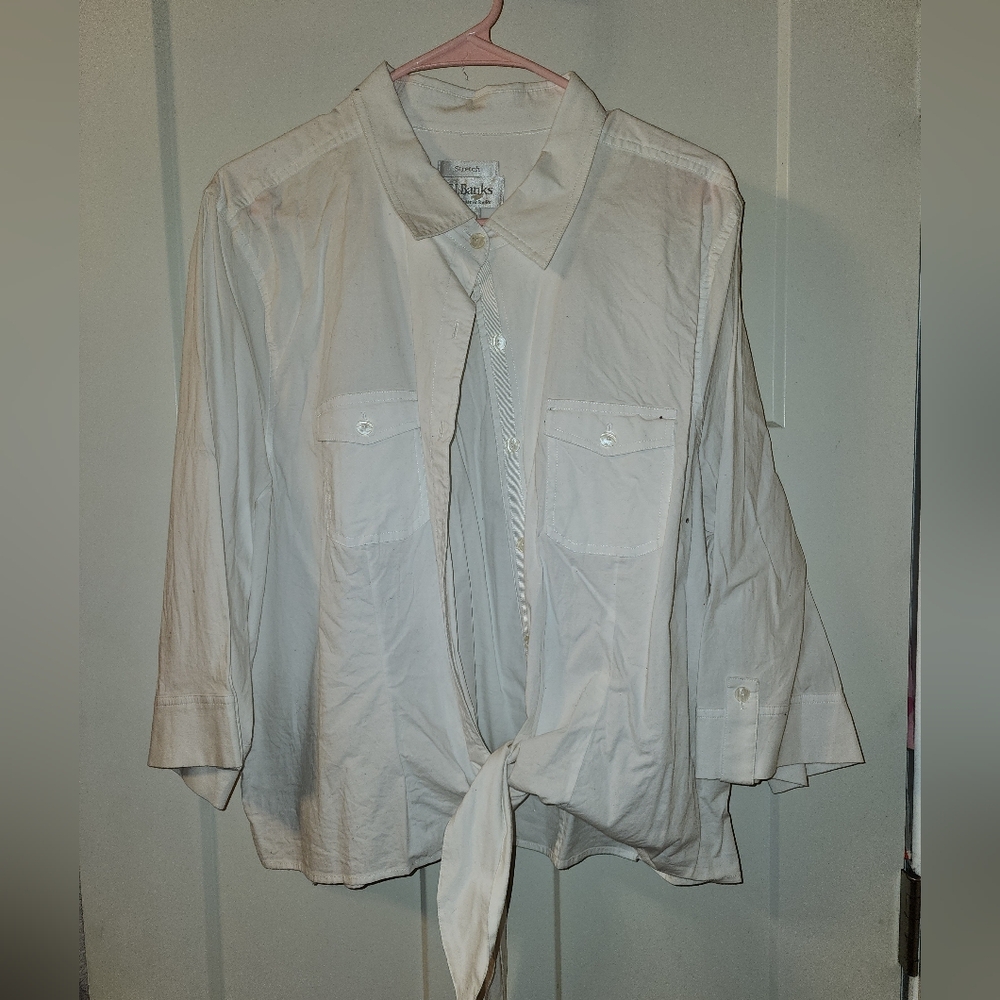 White button down shirt